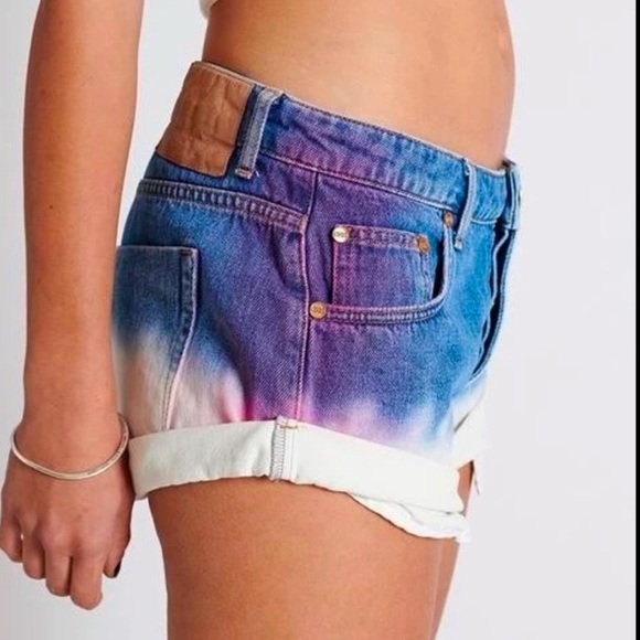 One teaspoon Clover Dip Dye‎ Bandits Shorts size 28 - Picture 2 of 10